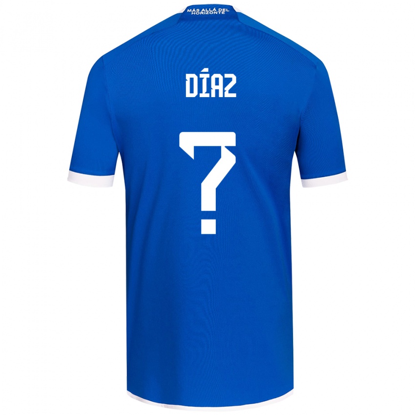 Kinder Antonio Díaz #0 Blau Weiss Heimtrikot Trikot 2024/25 T-Shirt