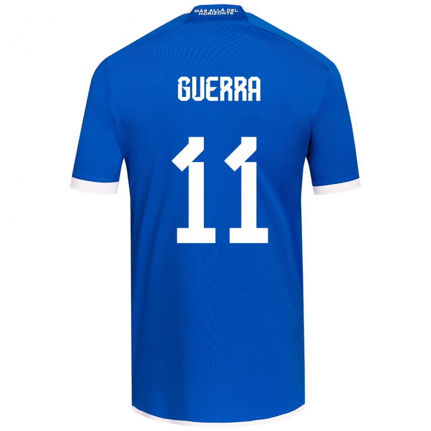 Kinder Nicolás Guerra #11 Blau Weiss Heimtrikot Trikot 2024/25 T-Shirt