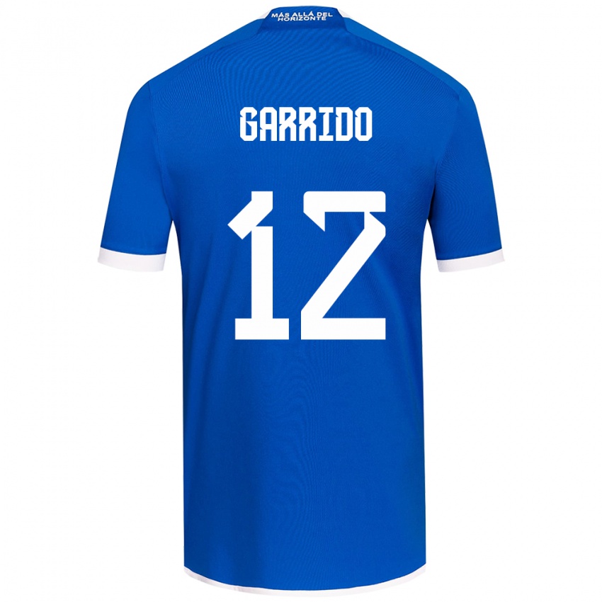 Kinder Pedro Garrido #12 Blau Weiss Heimtrikot Trikot 2024/25 T-Shirt