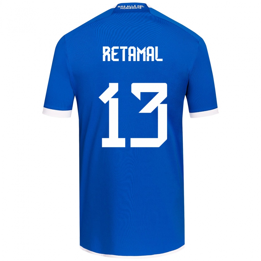 Kinder David Retamal #13 Blau Weiss Heimtrikot Trikot 2024/25 T-Shirt