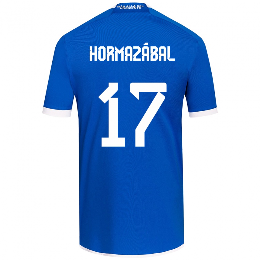 Kinder Fabián Hormazábal #17 Blau Weiss Heimtrikot Trikot 2024/25 T-Shirt