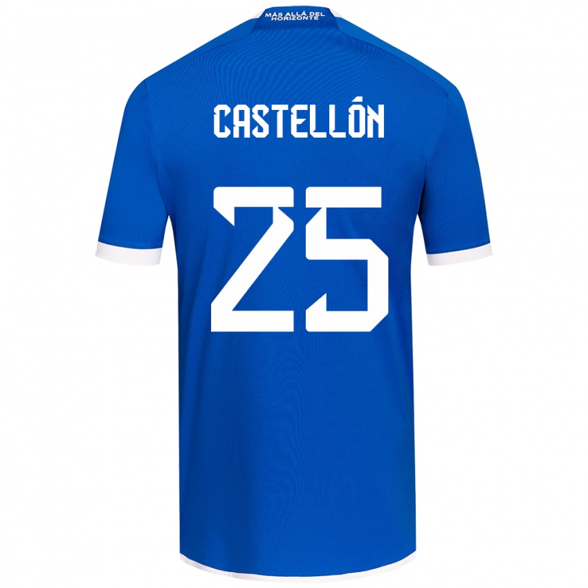 Kinder Gabriel Castellón #25 Blau Weiss Heimtrikot Trikot 2024/25 T-Shirt