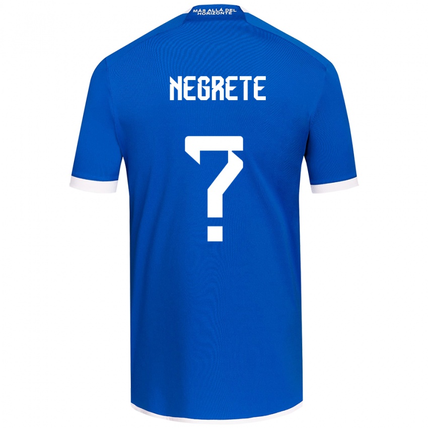 Kinder Salvador Negrete #0 Blau Weiss Heimtrikot Trikot 2024/25 T-Shirt