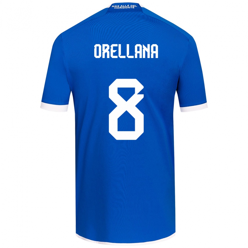 Kinder Denisse Orellana #8 Blau Weiss Heimtrikot Trikot 2024/25 T-Shirt