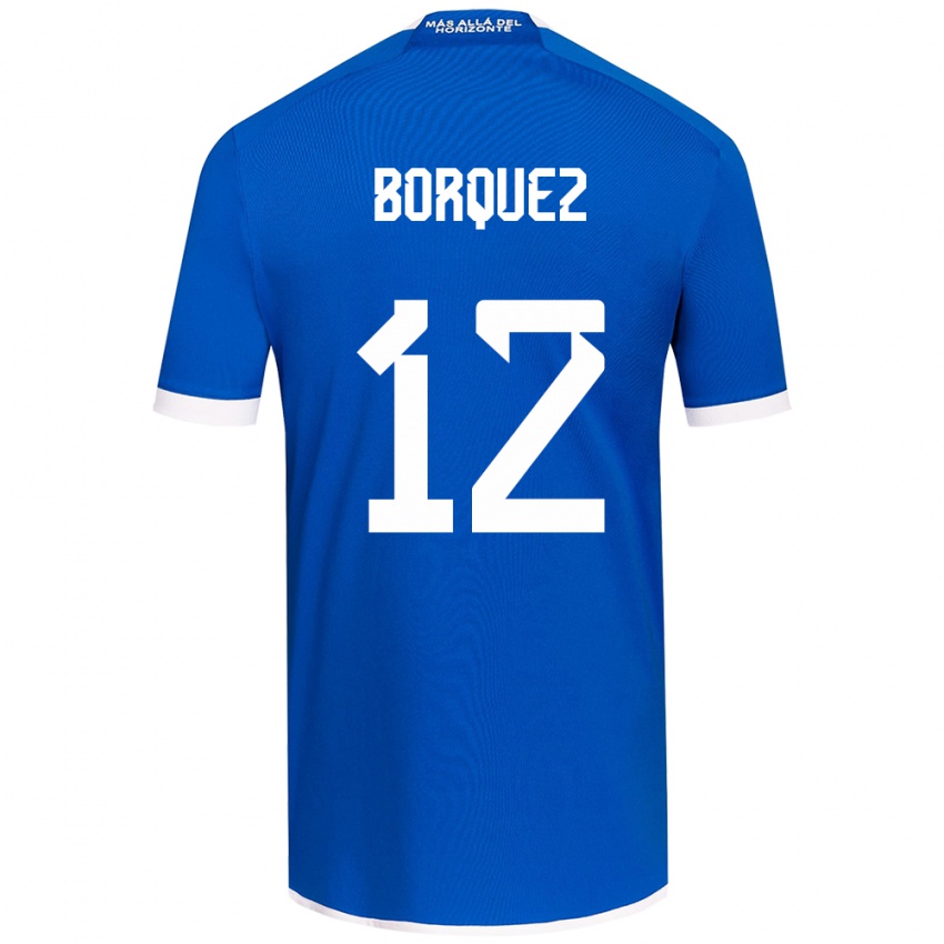 Kinder Gabriela Bórquez #12 Blau Weiss Heimtrikot Trikot 2024/25 T-Shirt