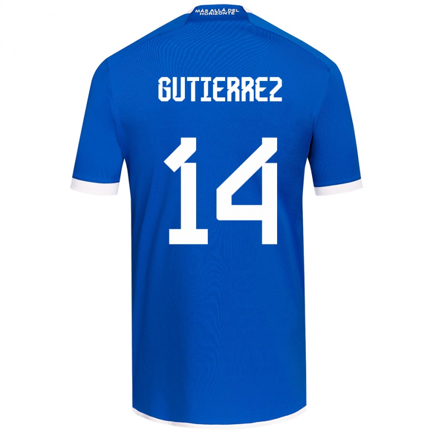 Kinder Ana Gutiérrez #14 Blau Weiss Heimtrikot Trikot 2024/25 T-Shirt