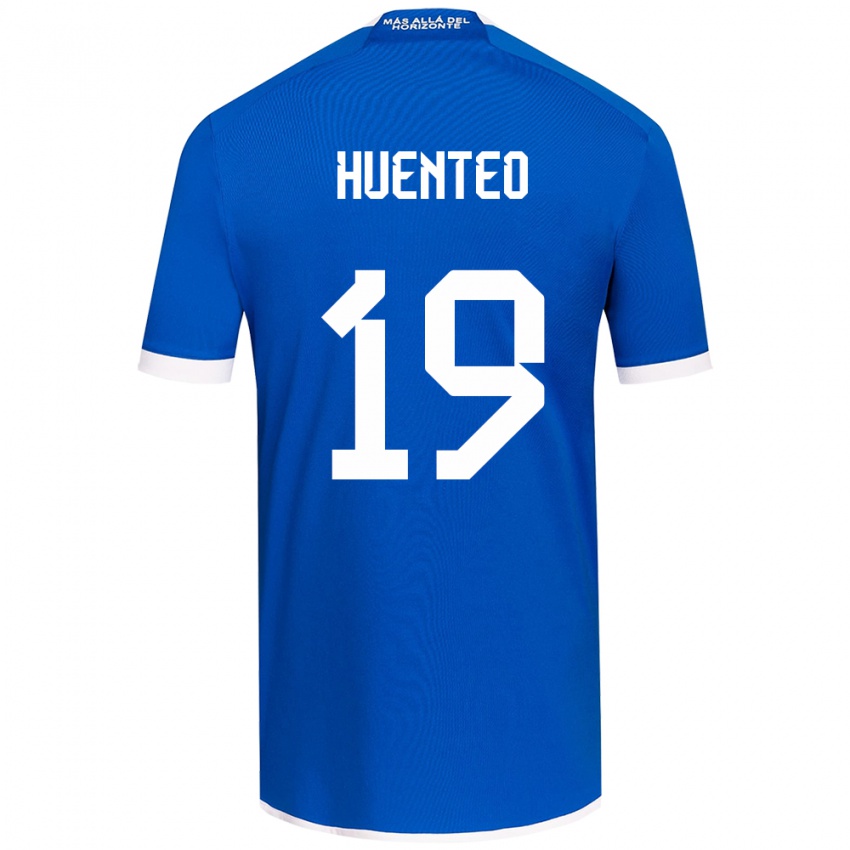 Kinder Yessenia Huenteo #19 Blau Weiss Heimtrikot Trikot 2024/25 T-Shirt