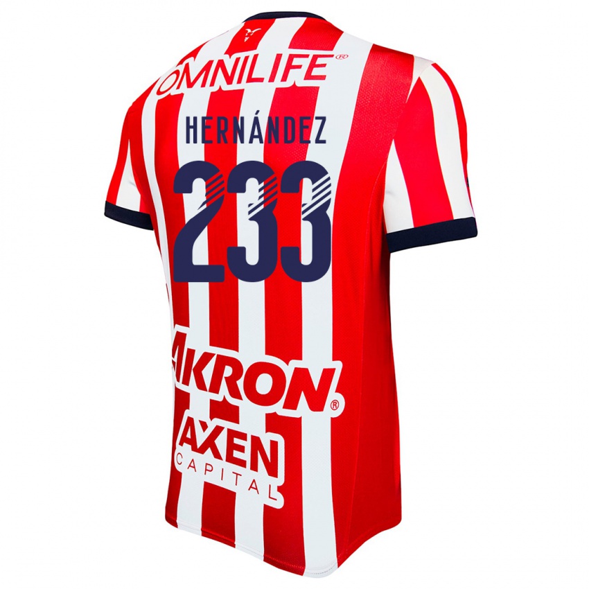 Kinder Zinedine Hernández #233 Rot Weiß Blau Heimtrikot Trikot 2024/25 T-Shirt