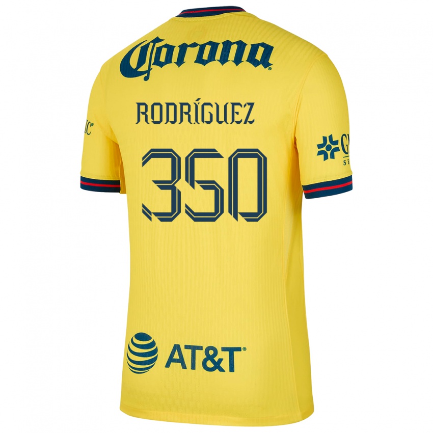 Kinder Ángel Rodríguez #350 Gelb Blau Heimtrikot Trikot 2024/25 T-Shirt