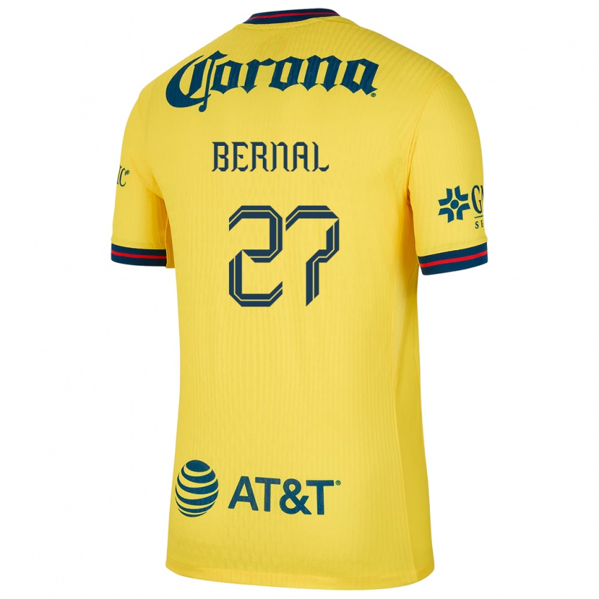 Kinder Mayra Pelayo Bernal #27 Gelb Blau Heimtrikot Trikot 2024/25 T-Shirt