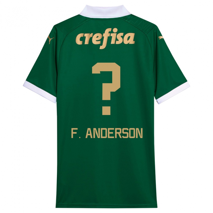 Kinder Felipe Anderson #0 Grün Weiß Heimtrikot Trikot 2024/25 T-Shirt