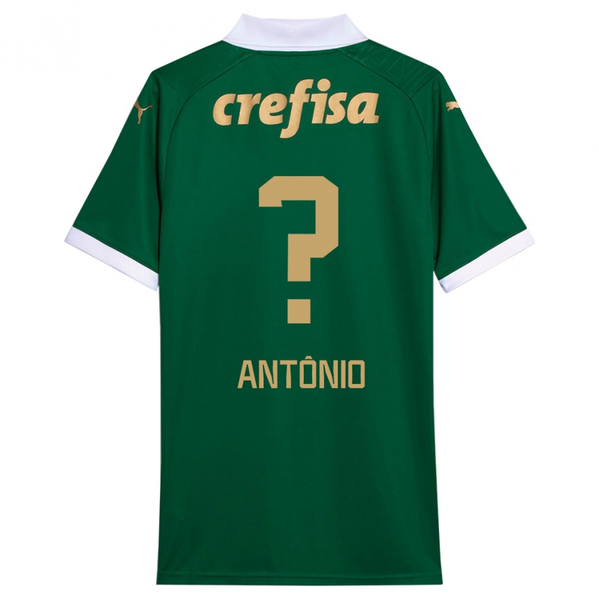 Kinder Diogo Antônio #0 Grün Weiß Heimtrikot Trikot 2024/25 T-Shirt