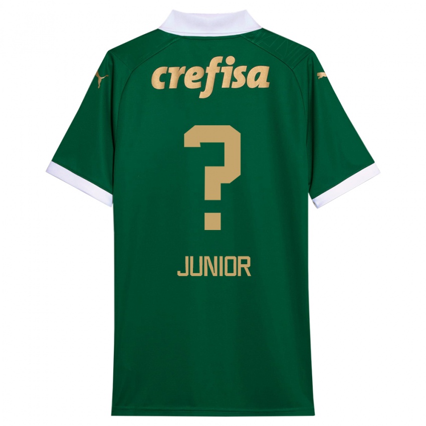 Kinder Gilberto Junior #0 Grün Weiß Heimtrikot Trikot 2024/25 T-Shirt