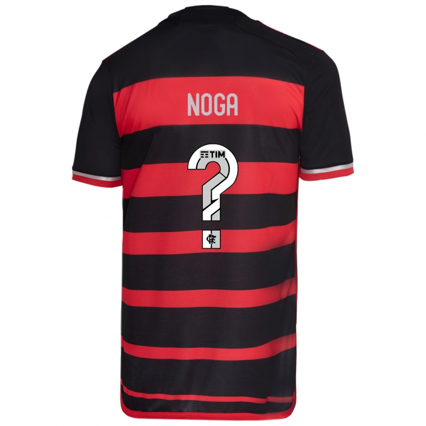 Kinder Gabriel Noga #0 Rot Schwarz Heimtrikot Trikot 2024/25 T-Shirt