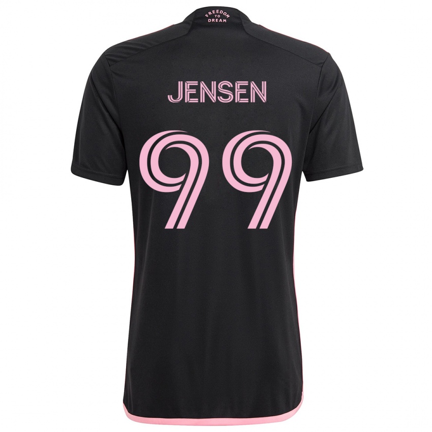 Kinder Cole Jensen #99 Schwarz Auswärtstrikot Trikot 2024/25 T-Shirt