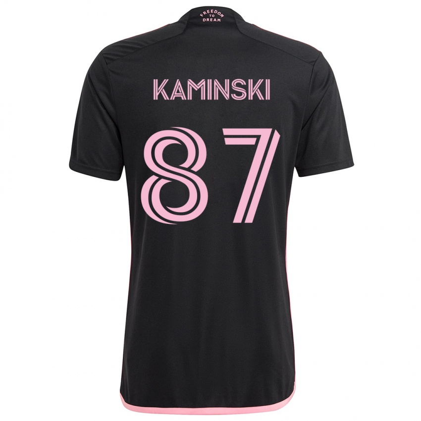 Kinder Brett Kaminski #87 Schwarz Auswärtstrikot Trikot 2024/25 T-Shirt