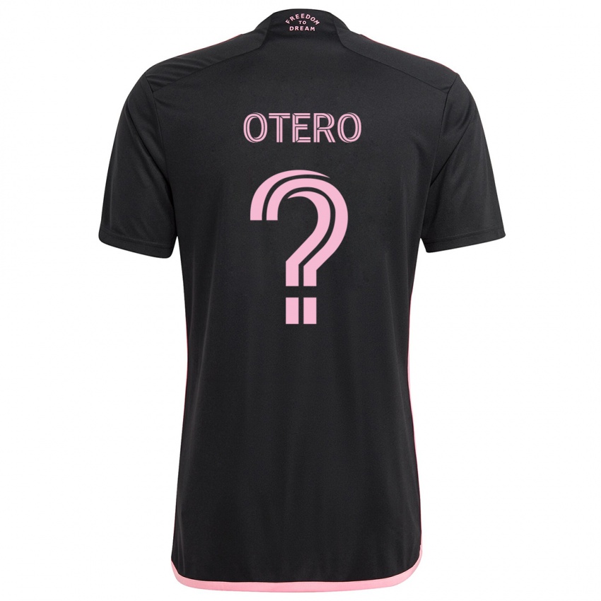 Kinder Sebastián Otero #0 Schwarz Auswärtstrikot Trikot 2024/25 T-Shirt