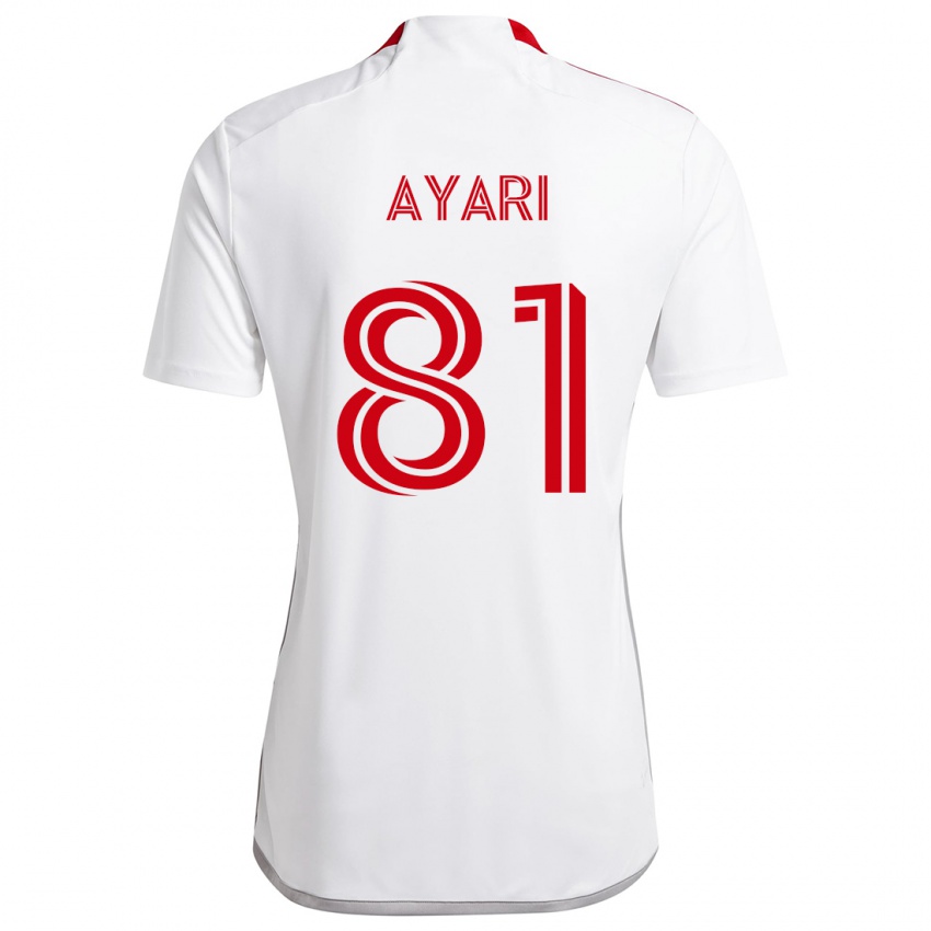 Kinder Hassan Ayari #81 Weiß Rot Auswärtstrikot Trikot 2024/25 T-Shirt