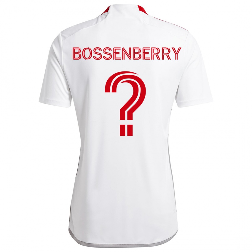 Kinder Antone Bossenberry #0 Weiß Rot Auswärtstrikot Trikot 2024/25 T-Shirt