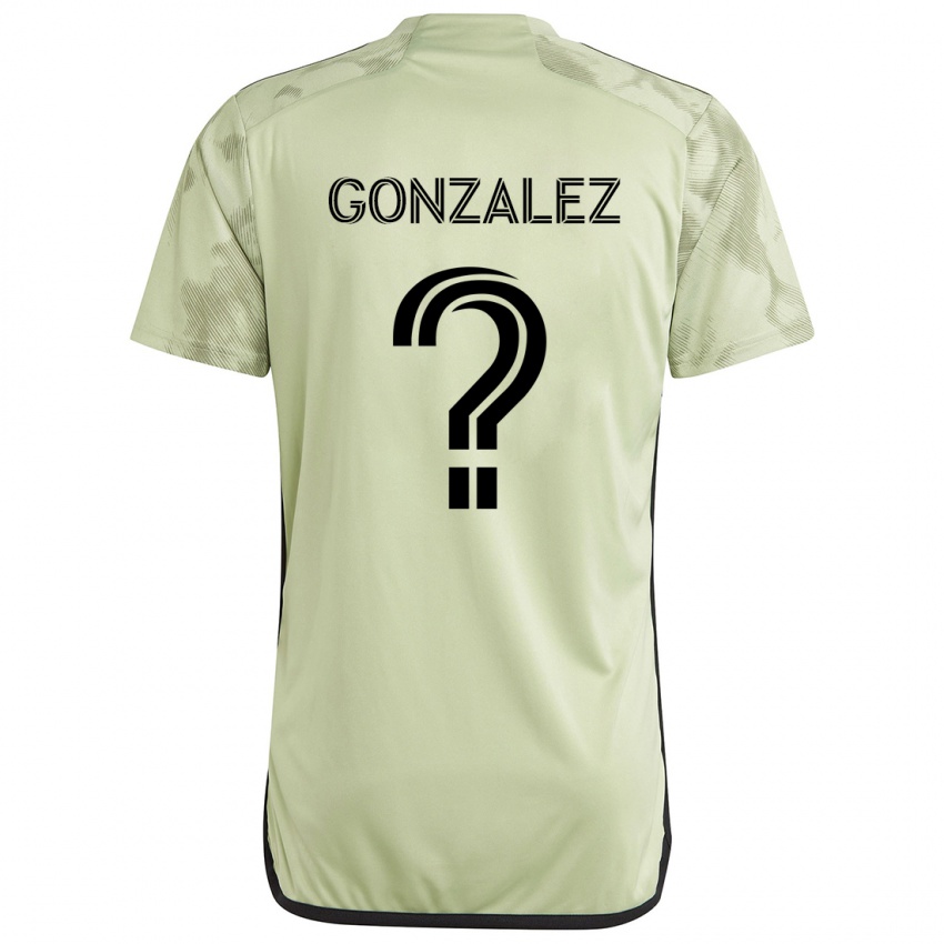 Kinder Mario González #0 Hellgrün Auswärtstrikot Trikot 2024/25 T-Shirt