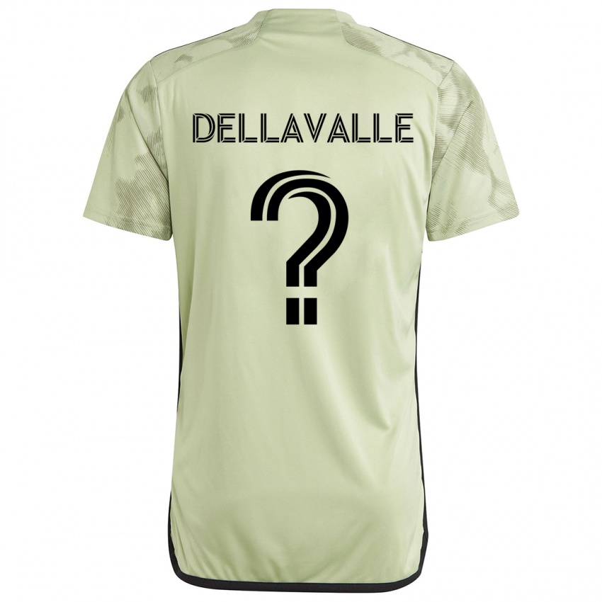 Kinder Lorenzo Dellavalle #0 Hellgrün Auswärtstrikot Trikot 2024/25 T-Shirt