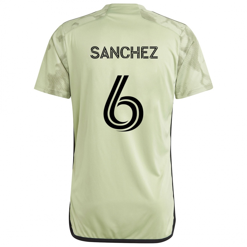 Kinder Ilie Sánchez #6 Hellgrün Auswärtstrikot Trikot 2024/25 T-Shirt