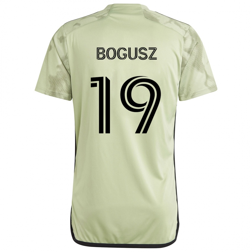 Kinder Mateusz Bogusz #19 Hellgrün Auswärtstrikot Trikot 2024/25 T-Shirt