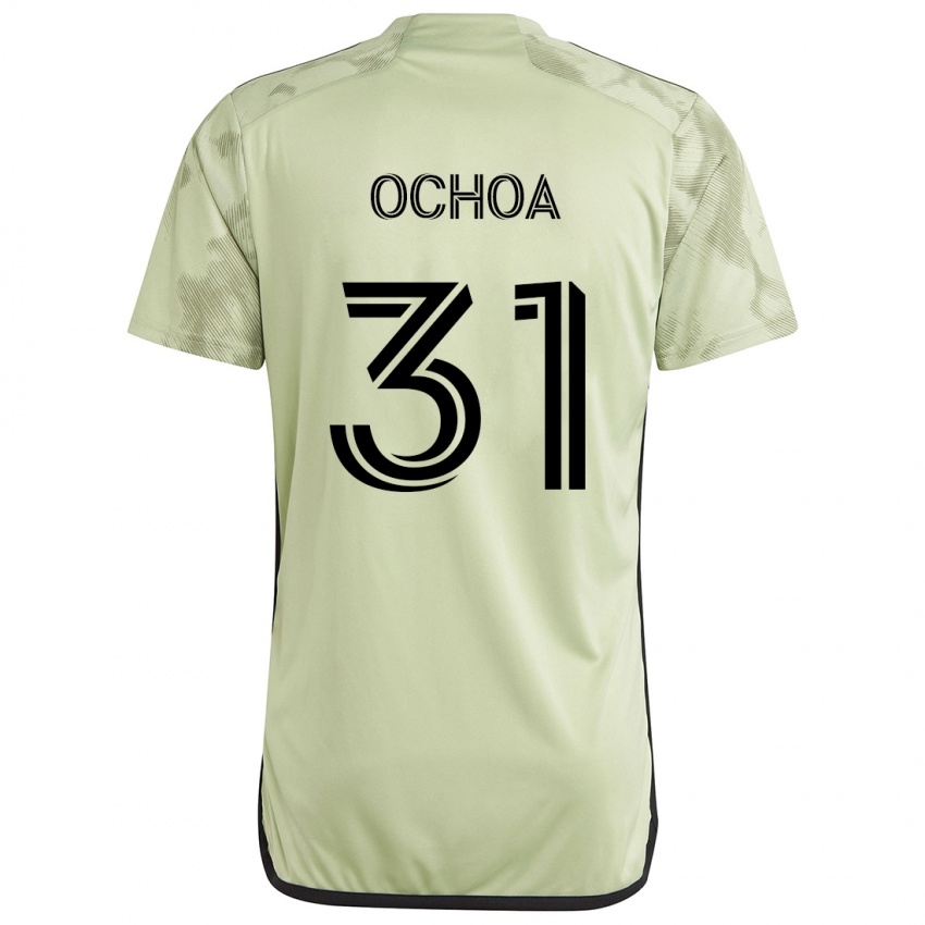 Kinder David Ochoa #31 Hellgrün Auswärtstrikot Trikot 2024/25 T-Shirt