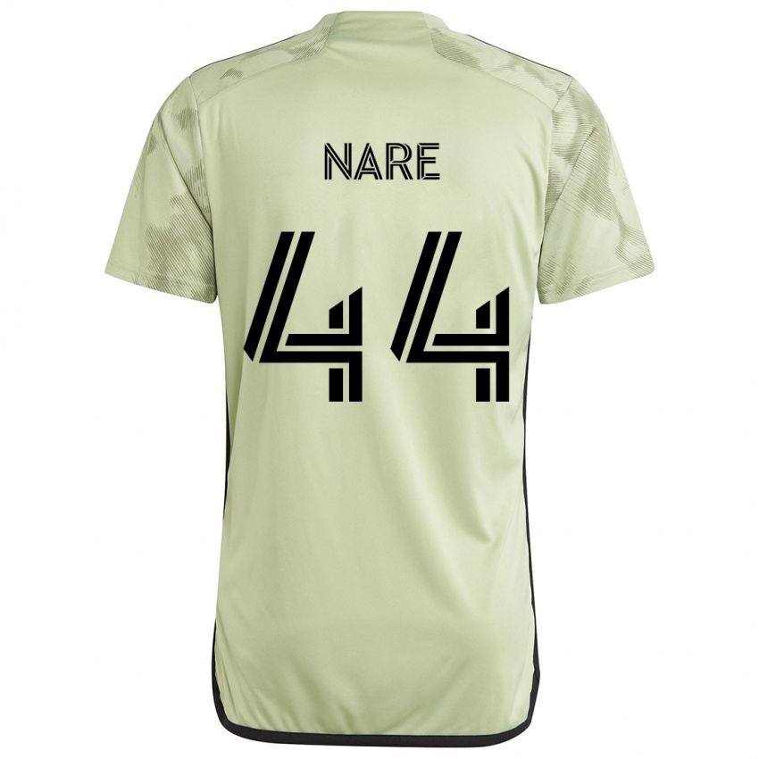 Kinder Thabo Nare #44 Hellgrün Auswärtstrikot Trikot 2024/25 T-Shirt