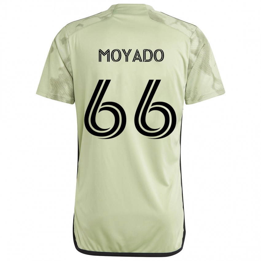 Kinder Bryan Moyado #66 Hellgrün Auswärtstrikot Trikot 2024/25 T-Shirt