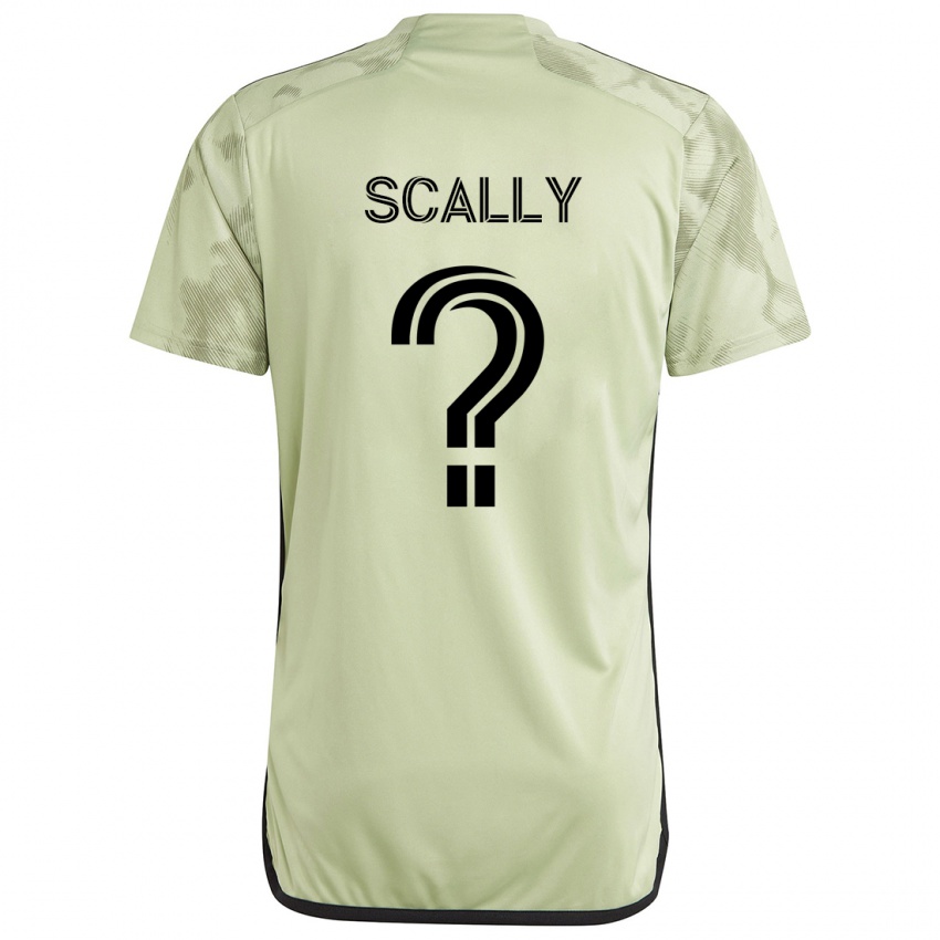 Kinder Ethan Scally #0 Hellgrün Auswärtstrikot Trikot 2024/25 T-Shirt