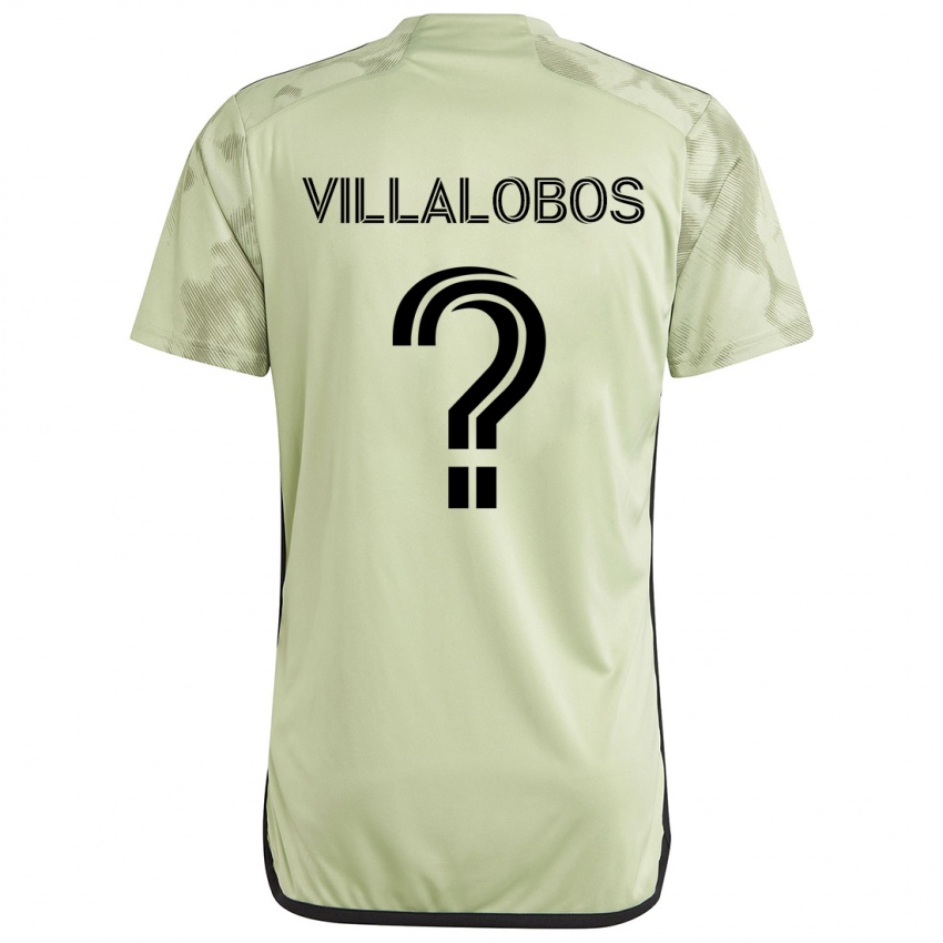 Kinder Kristian Villalobos #0 Hellgrün Auswärtstrikot Trikot 2024/25 T-Shirt