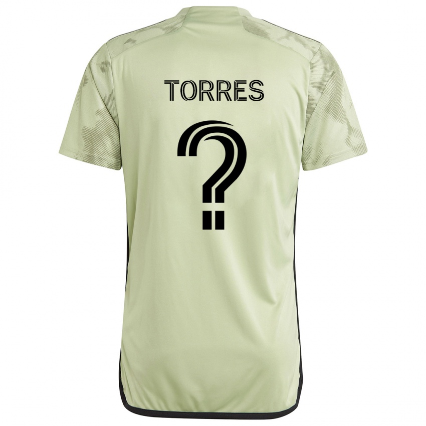 Kinder Lisandro Torres #0 Hellgrün Auswärtstrikot Trikot 2024/25 T-Shirt