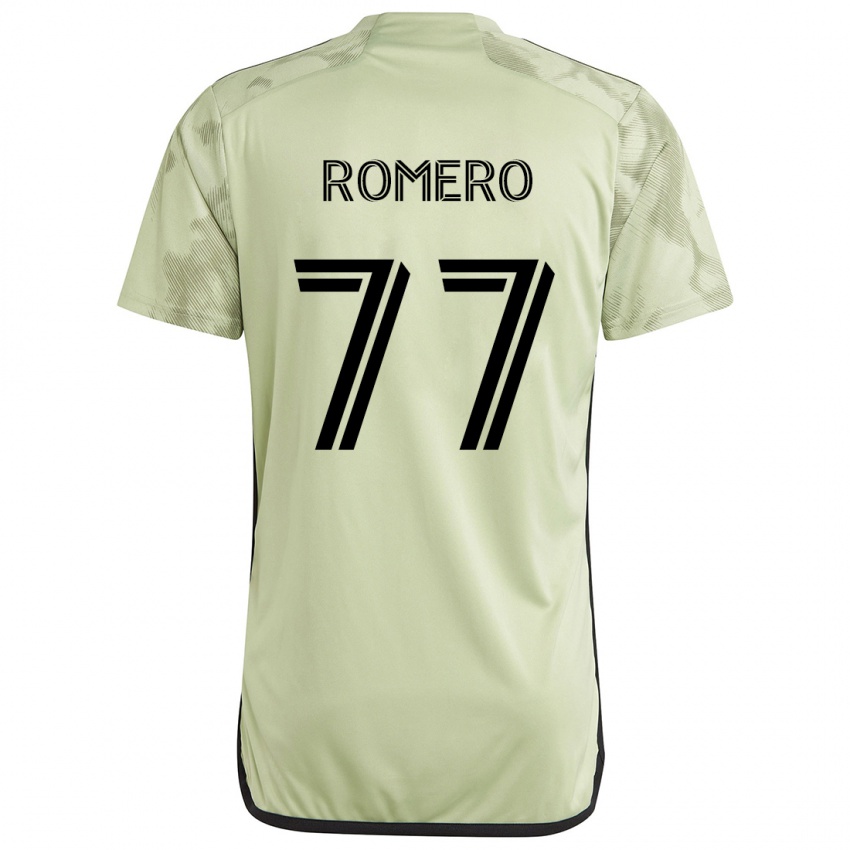 Kinder Alexander Romero #77 Hellgrün Auswärtstrikot Trikot 2024/25 T-Shirt