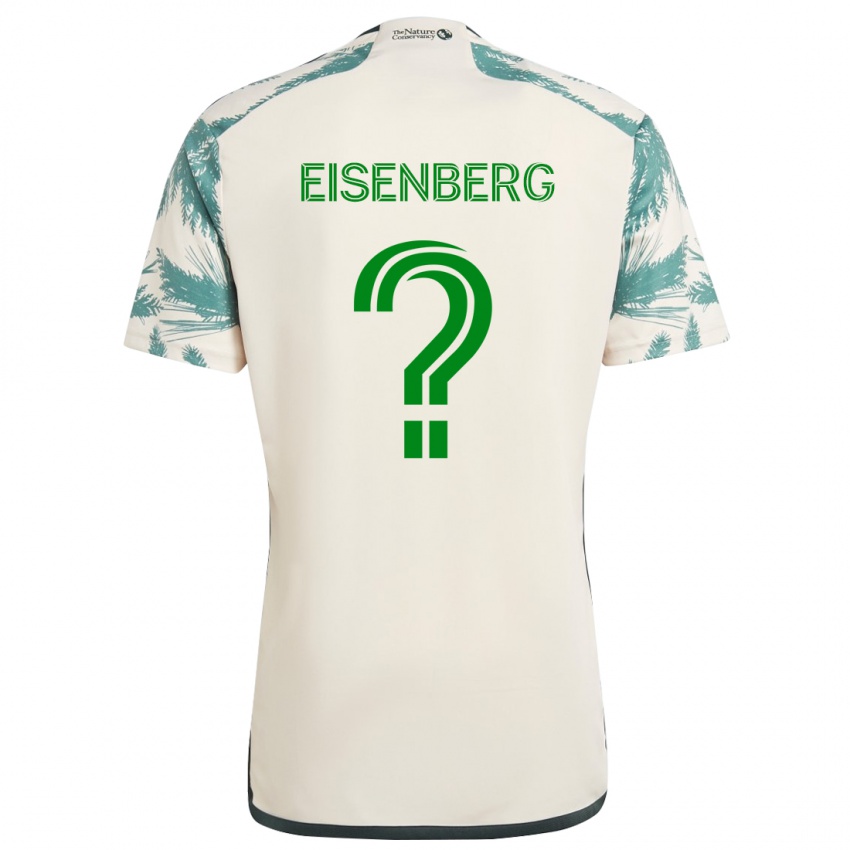 Kinder Max Eisenberg #0 Beige Braun Auswärtstrikot Trikot 2024/25 T-Shirt