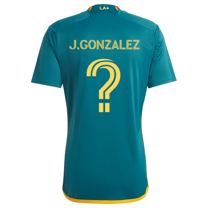 Kinder Jesse Gonzalez #0 Grün Gelb Auswärtstrikot Trikot 2024/25 T-Shirt