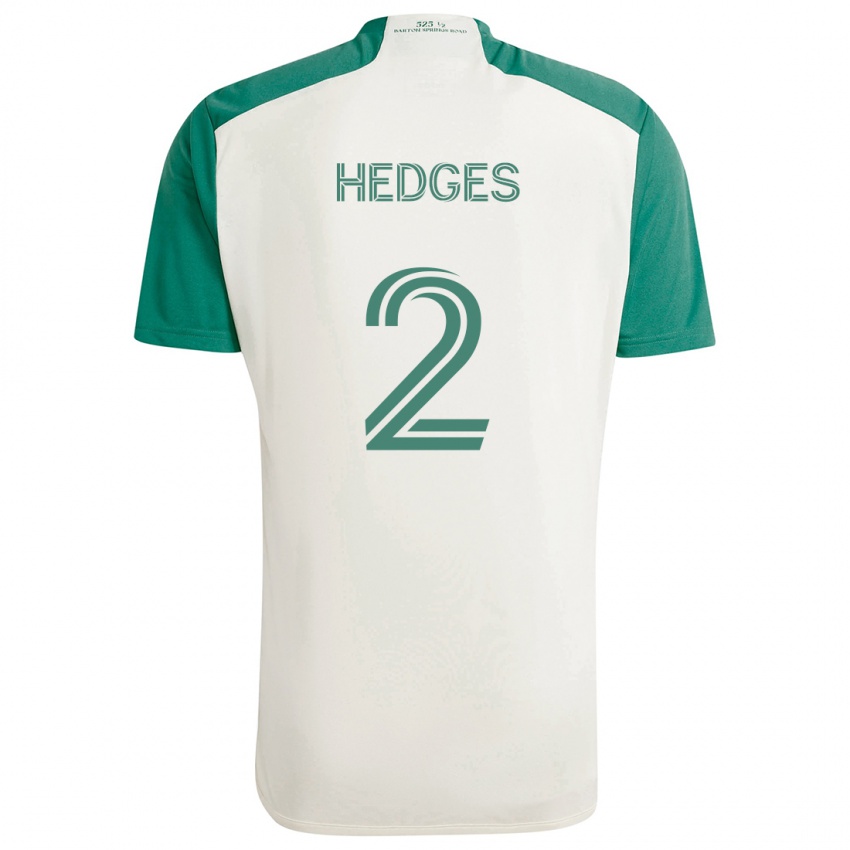 Kinder Matt Hedges #2 Braune Farben Grün Auswärtstrikot Trikot 2024/25 T-Shirt