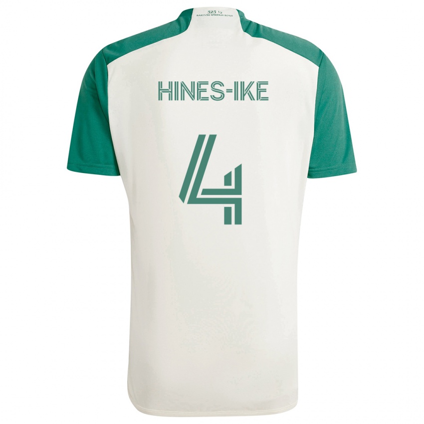 Kinder Brendan Hines-Ike #4 Braune Farben Grün Auswärtstrikot Trikot 2024/25 T-Shirt