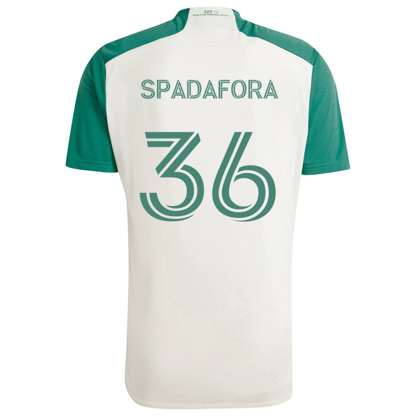 Kinder Luke Spadafora #36 Braune Farben Grün Auswärtstrikot Trikot 2024/25 T-Shirt