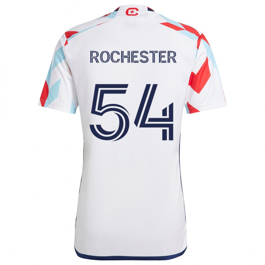 Kinder Lamonth Rochester #54 Weiß Rot Blau Auswärtstrikot Trikot 2024/25 T-Shirt