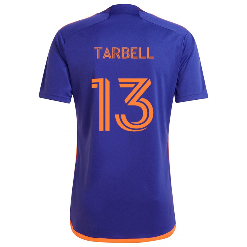 Kinder Andrew Tarbell #13 Lila Orange Auswärtstrikot Trikot 2024/25 T-Shirt