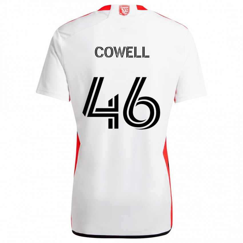 Kinder Chance Cowell #46 Weiß Rot Auswärtstrikot Trikot 2024/25 T-Shirt