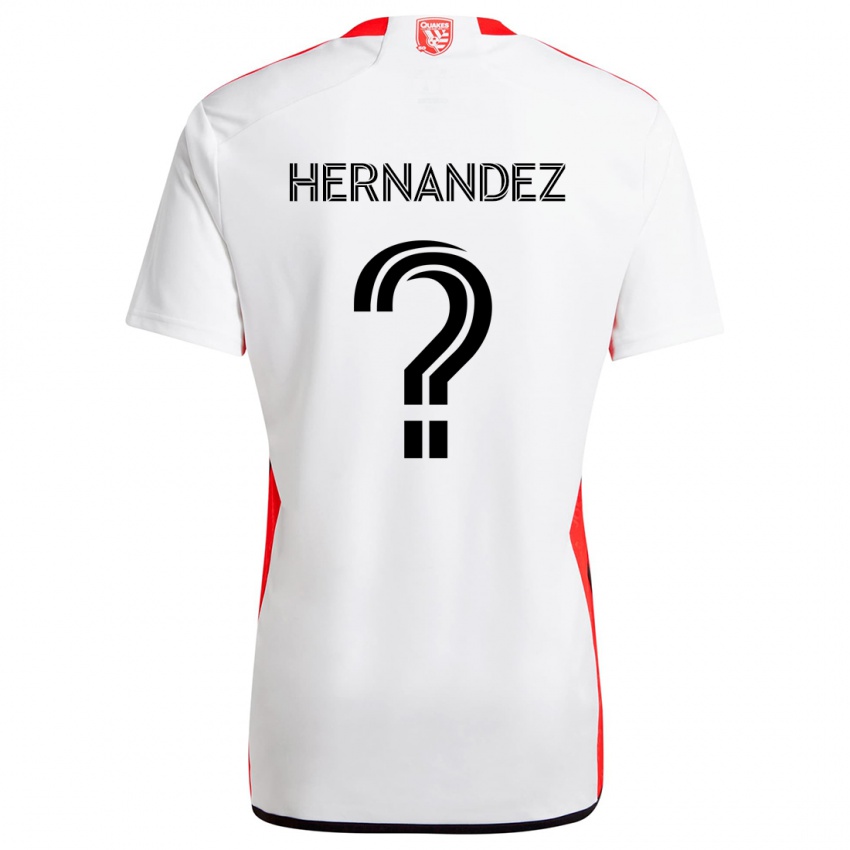 Kinder Oliver Hernandez #0 Weiß Rot Auswärtstrikot Trikot 2024/25 T-Shirt