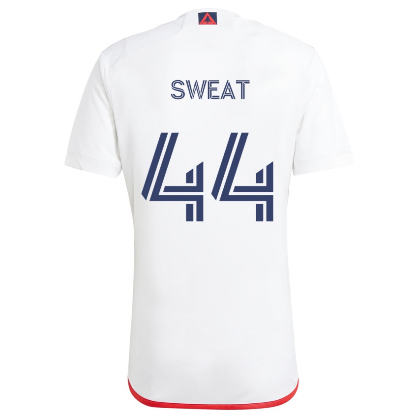 Kinder Ben Sweat #44 Weiß Rot Auswärtstrikot Trikot 2024/25 T-Shirt