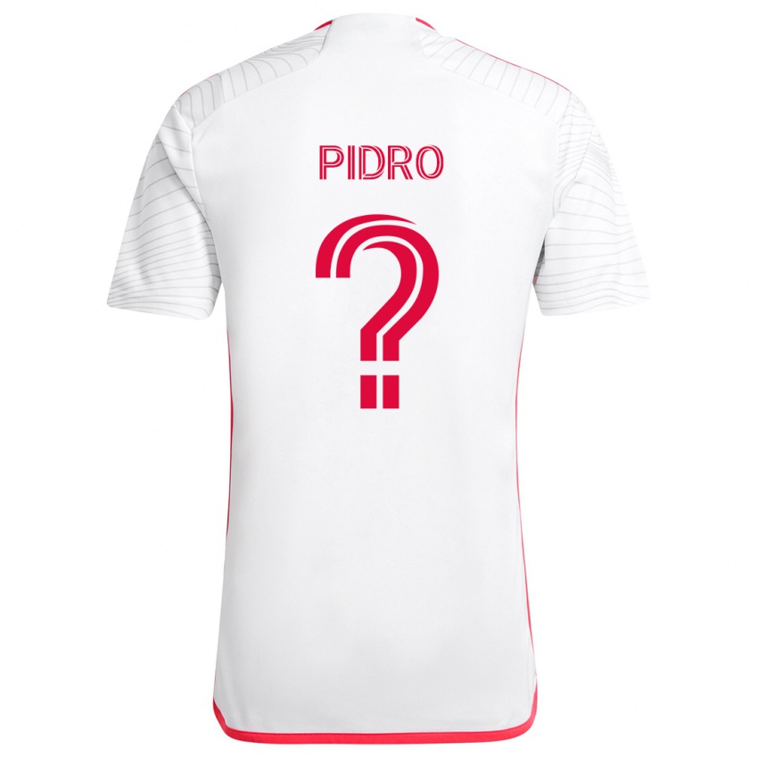 Kinder Selmir Pidro #0 Weiß Rot Auswärtstrikot Trikot 2024/25 T-Shirt