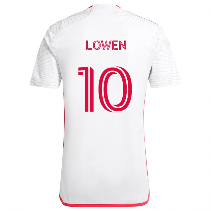 Kinder Eduard Löwen #10 Weiß Rot Auswärtstrikot Trikot 2024/25 T-Shirt