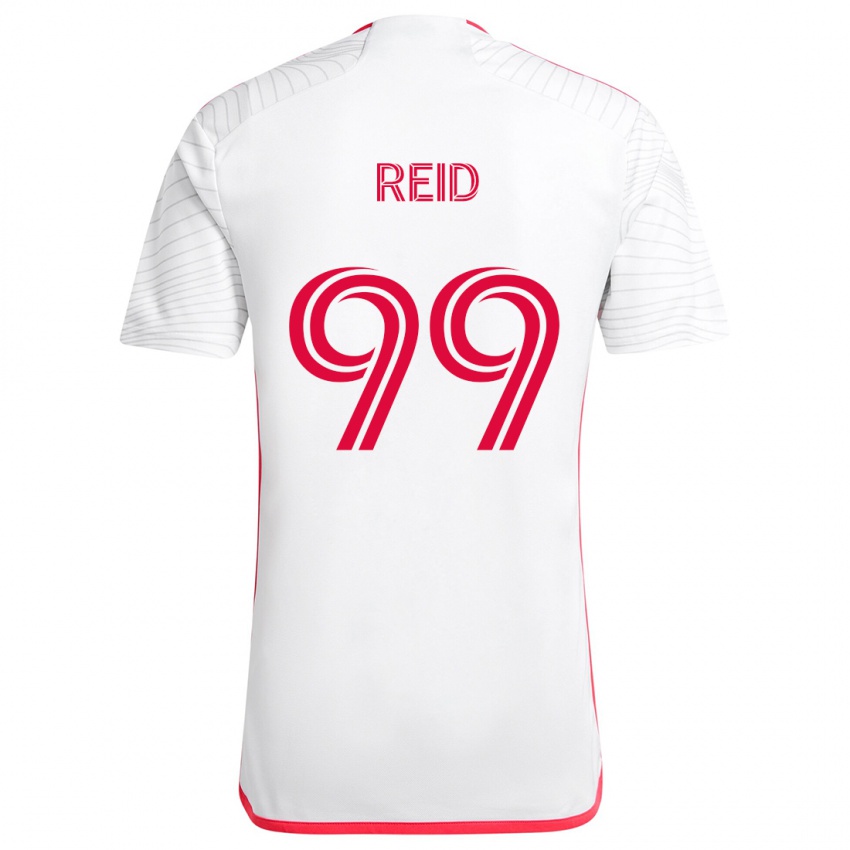 Kinder Jayden Reid #99 Weiß Rot Auswärtstrikot Trikot 2024/25 T-Shirt