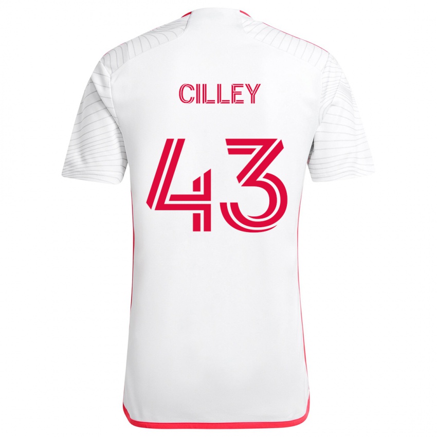 Kinder Cam Cilley #43 Weiß Rot Auswärtstrikot Trikot 2024/25 T-Shirt