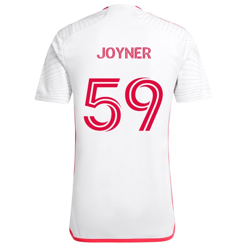 Kinder Mykhi Joyner #59 Weiß Rot Auswärtstrikot Trikot 2024/25 T-Shirt