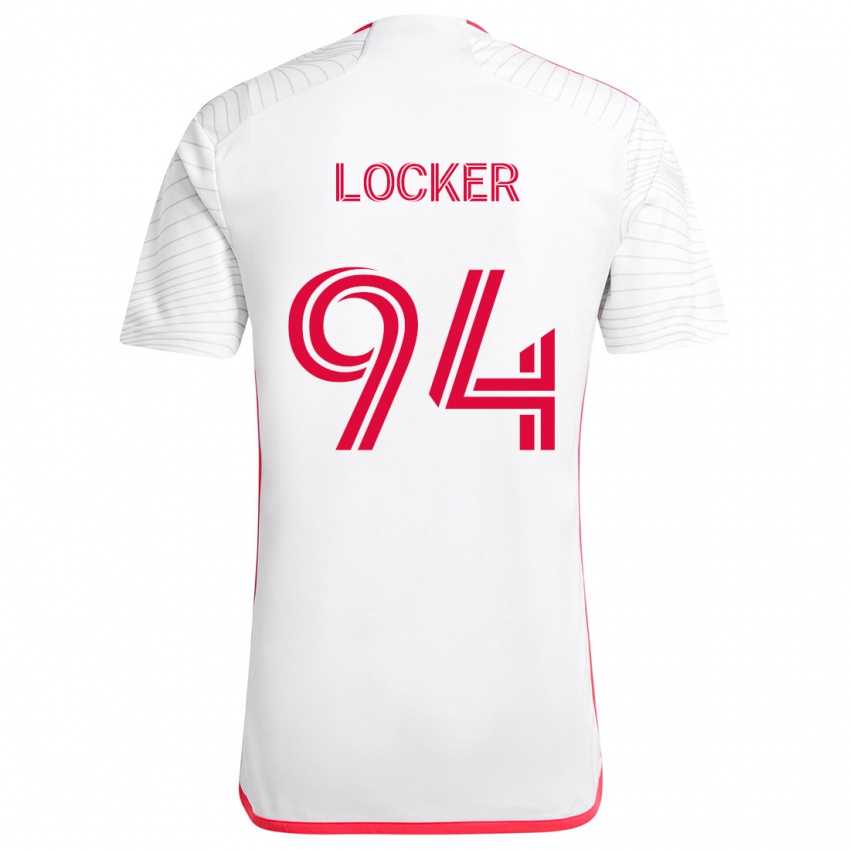 Kinder Carson Locker #94 Weiß Rot Auswärtstrikot Trikot 2024/25 T-Shirt